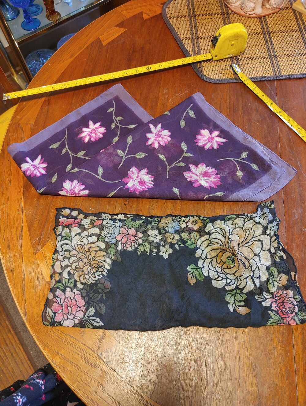2 Vintage Scarves